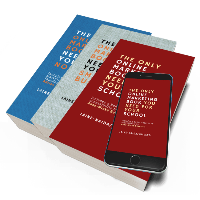 The Only Online Marketing Book You Need for Your Small Business, Nonprofit, or School by Warren Laine-Naida Bridget Willard 2021 and 2022 books and ebook image