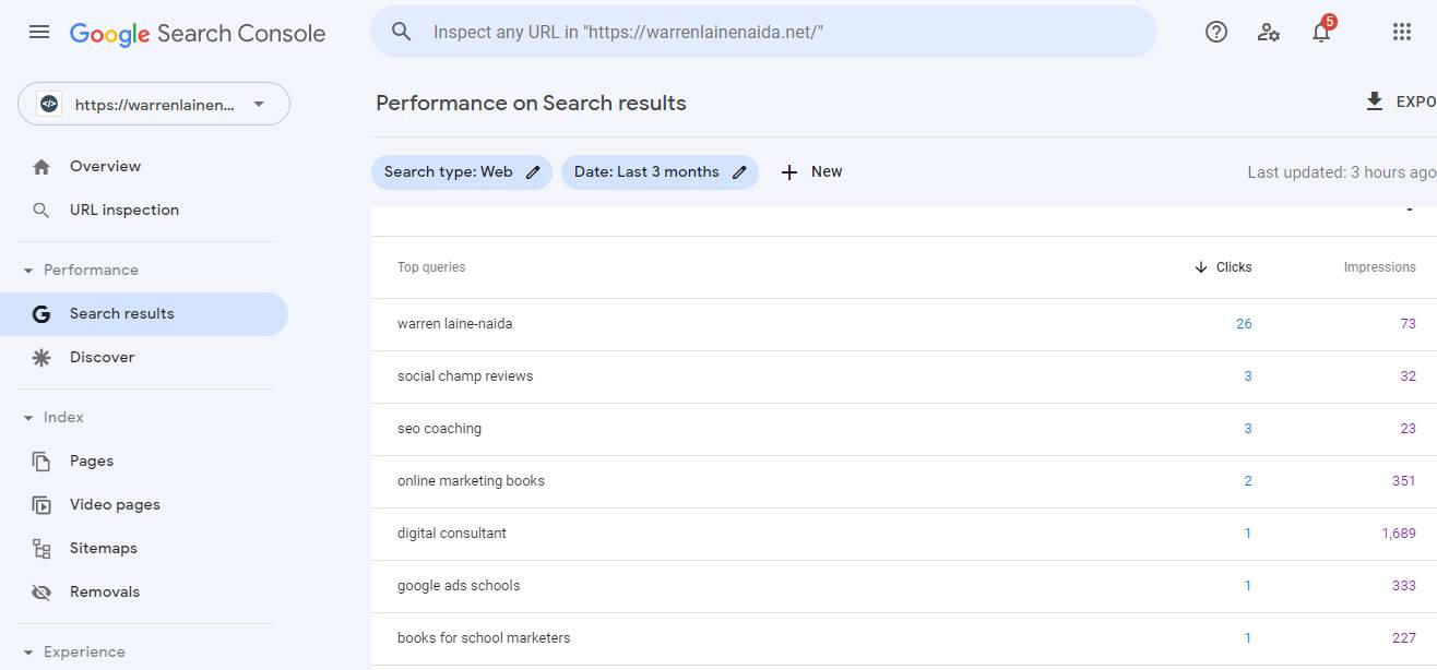 google search console image