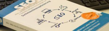 SEO textbook by Warren Laine-Naida and Bettina Heuser phographed by Alexandra Nazarenko