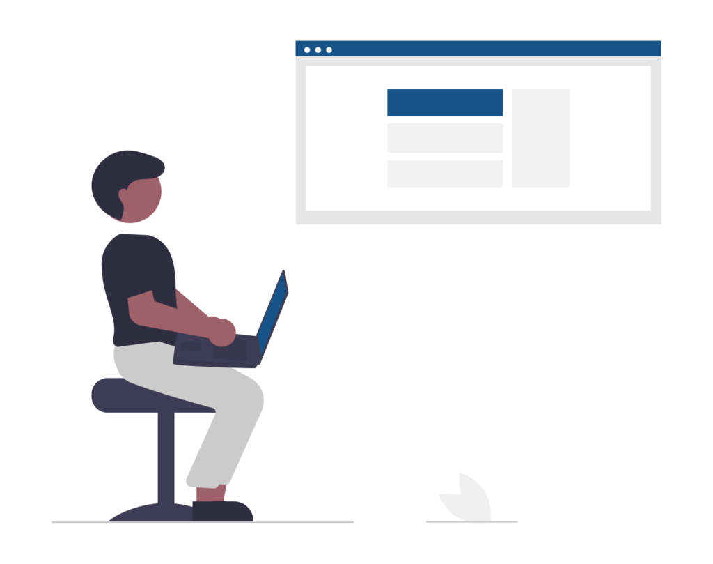 UnDraw graphic of a website designer